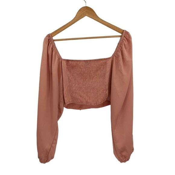 Princess Polly dusty rose pink silky Estee top size 8 - Picture 6 of 9